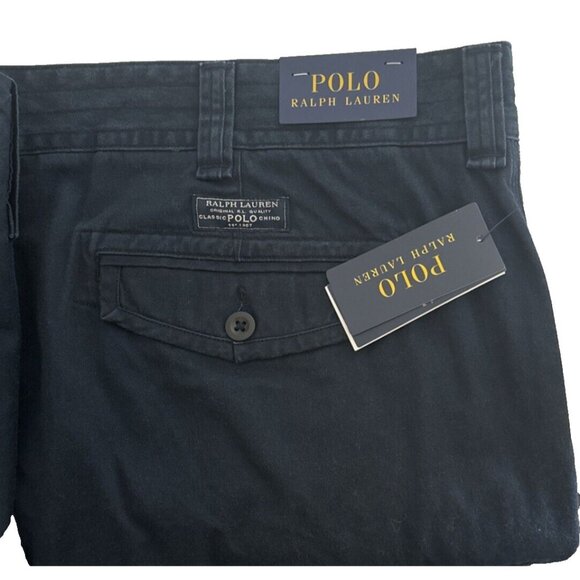 Polo Ralph Lauren Mens Big & Tall 48B Navy Classic Fit Twill 10" Cargo Shorts - Picture 4 of 7